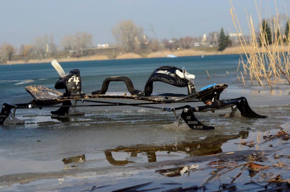 Ice Board Blade bemutató, avagy kitesurf jégen (icekite) Adrenalin